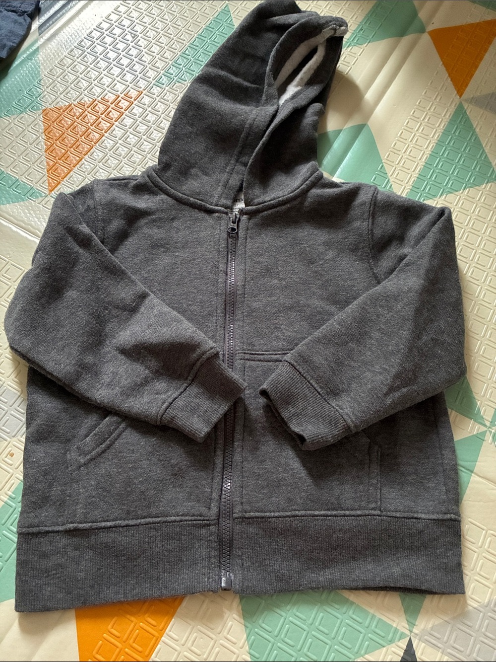 20/25$ 🧸 Kids' Charcoal Gray Zip-Up Hoodie